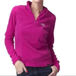 North Face 1/4 zip fleece pullover